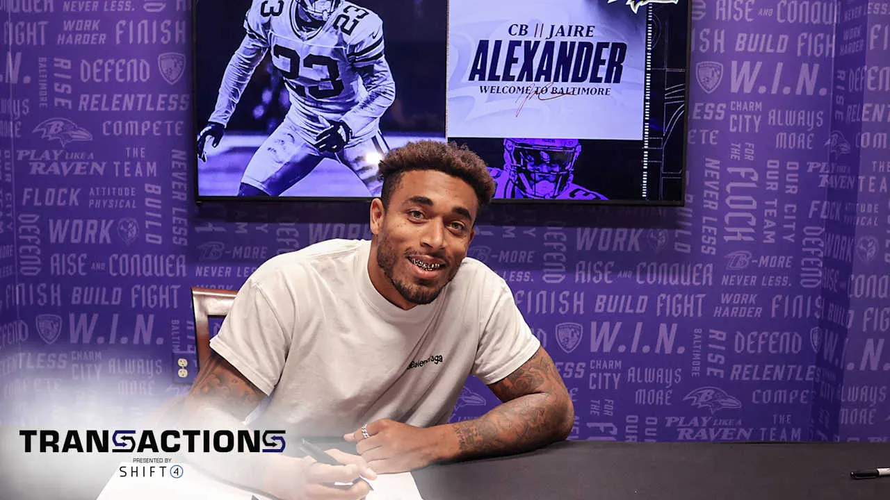 Ravens Rekrut Cornerback Pro Bowl Jaire Alexander
